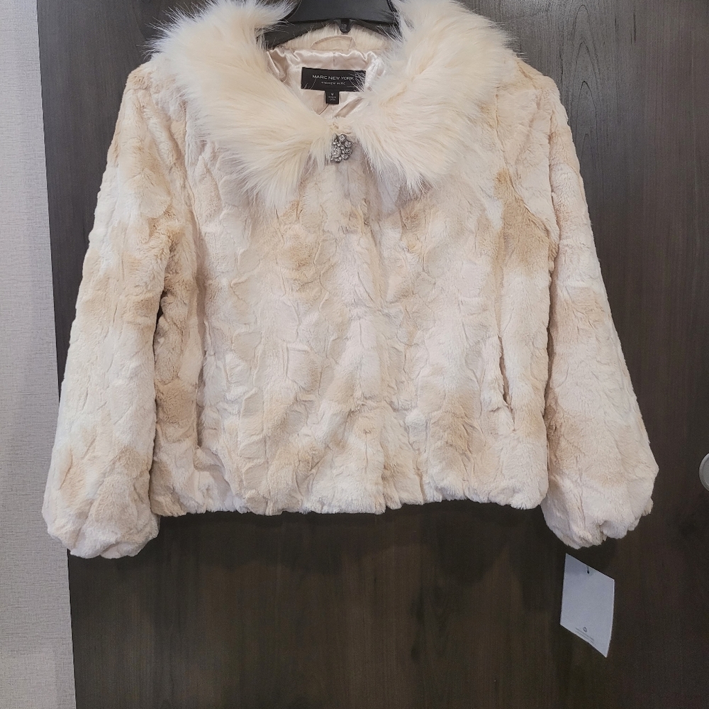Marc New York faux fur jacket